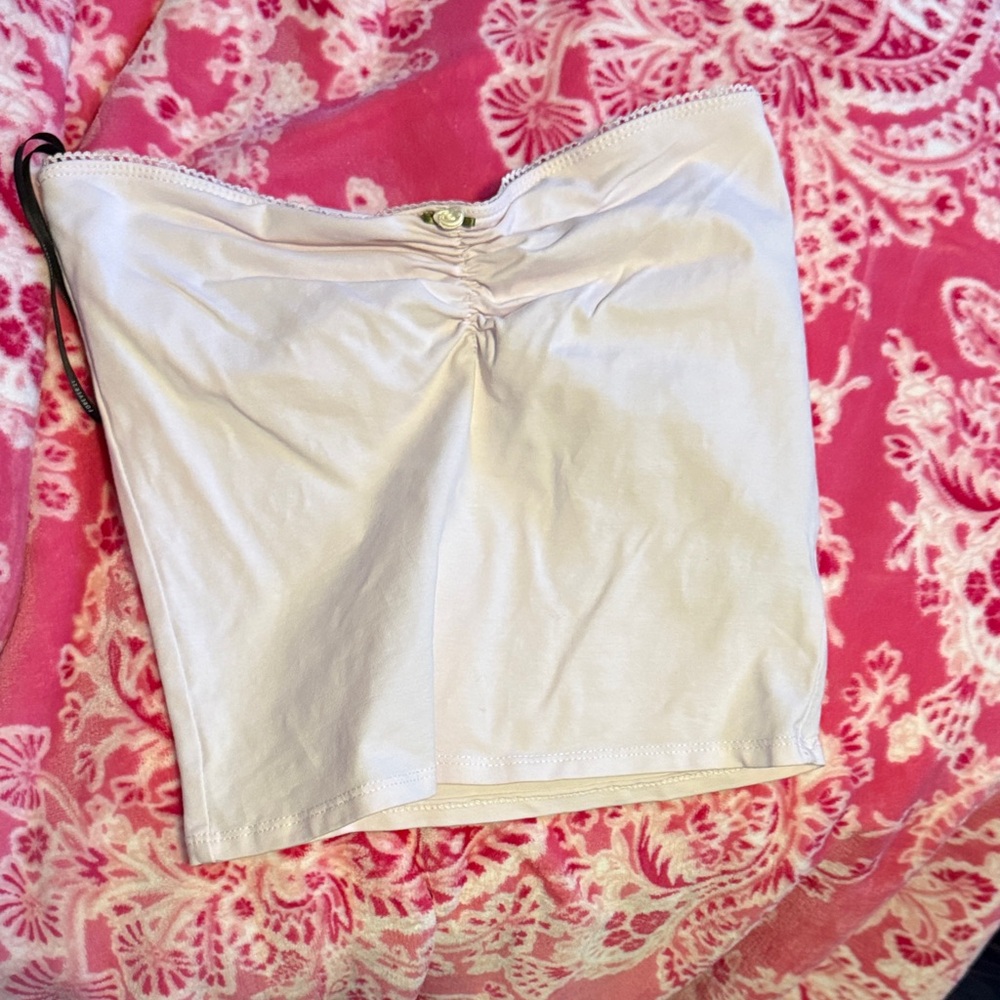 Forever 21 Blush Strapless Top